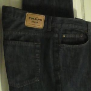 NWOT Chaps Denim Mens Straight Leg Med blue Jeans